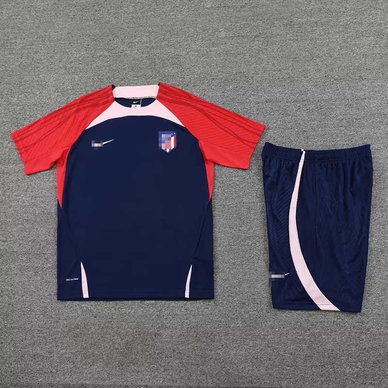 Camiseta de Entrenamiento de Atlético de Madrid 2023/2024 Azul Marino/Rojo